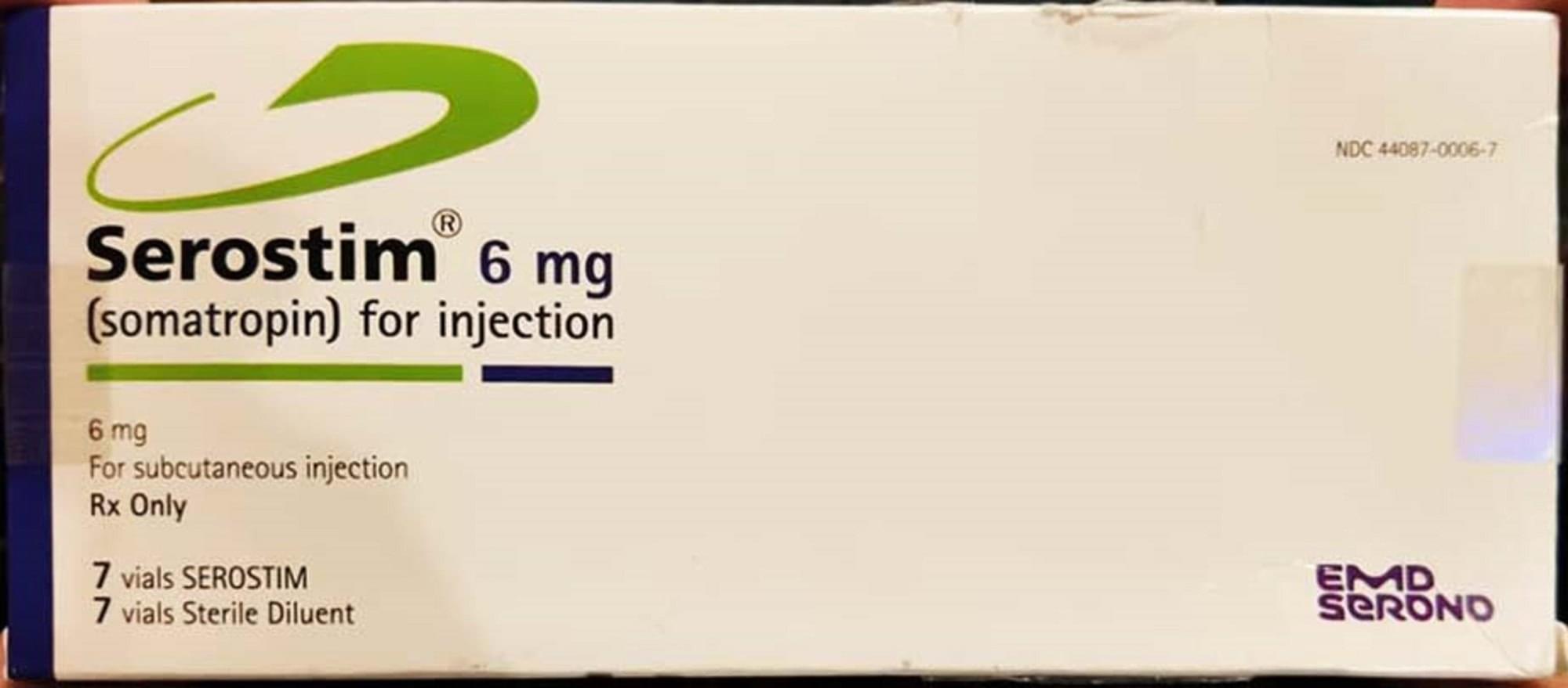 Serostim Prescription Box